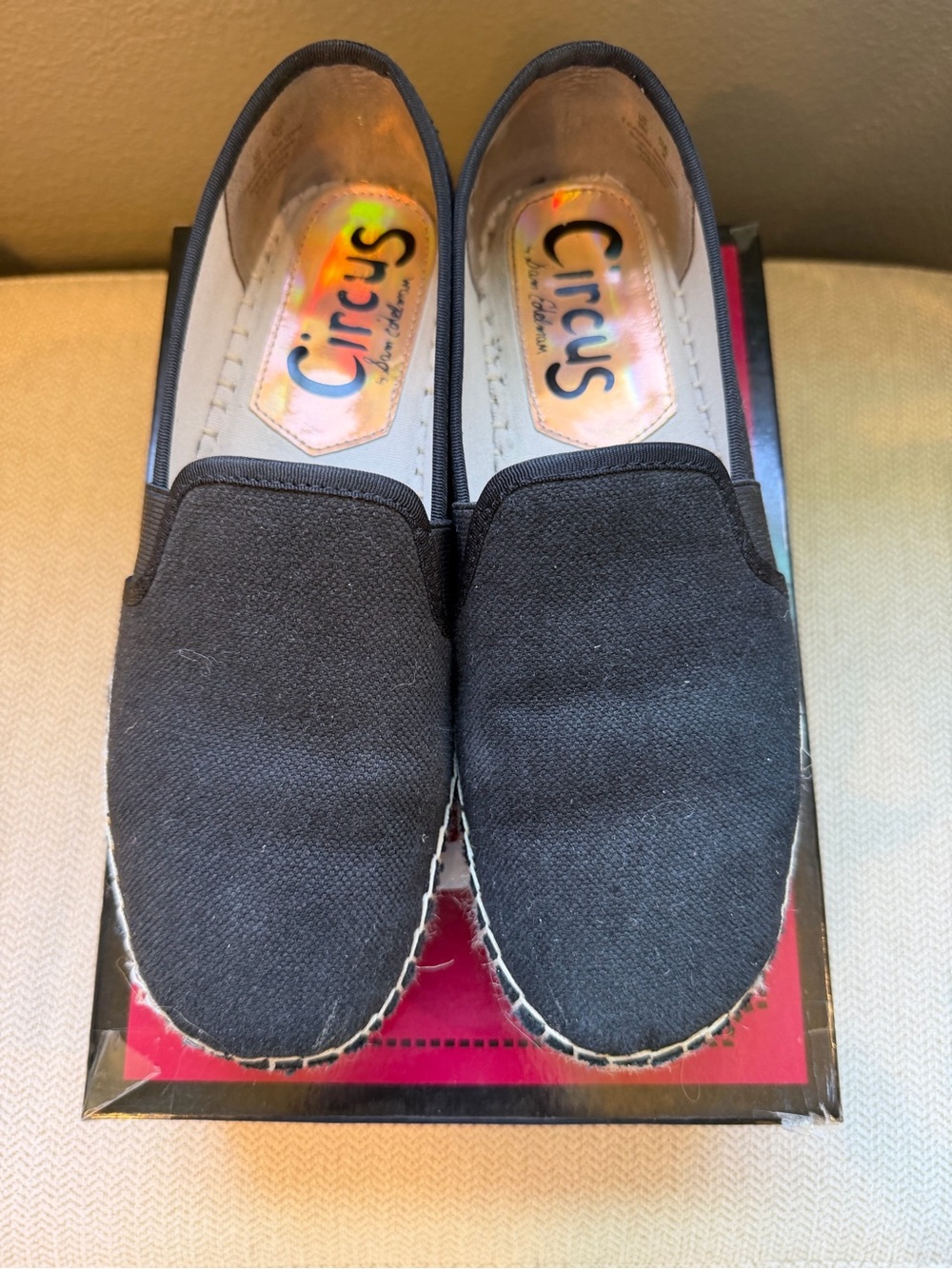 Circus by Sam Edelman platform black espadrilles. Size 8. Excellent condition